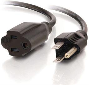 img 3 attached to 🔌 C2G Power Cord: 6ft Short Extension Cord, 18 AWG, Black - Buy Cables to Go 03115