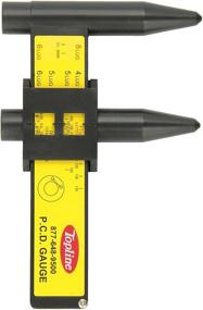 img 2 attached to 📏 Topline Products Wheel & Stud Bolt Pattern Gauge: Accurate Measurement Tool for 4 5 6 8 Lug, PCD Ruler, and Sliding Measurement Applications