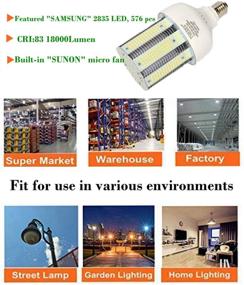 img 1 attached to 💡 400 600 Daylight Replacement Warehouse Bulb, delivering 18000LM