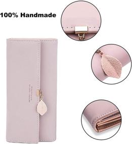 img 2 attached to TCHH DayUp Wallet Leather Pendant Ladies Women's Handbags & Wallets