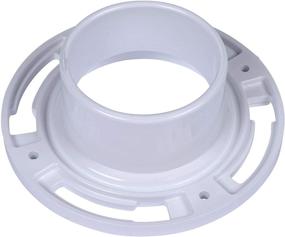 img 2 attached to 🚽 Oatey 43503 Level Fit Closet: 3" x 4" Flange Nuts for 3-Inch or 4-Inch Toilets in White