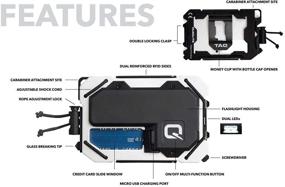 img 1 attached to QUIQLITE Minimalist Blocking Tactical Flashlight: A Must-Have Addition to Men's Accessories and Wallets, Card Cases & Money Organizers