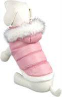 👑 nacoco teddy dog clothes: winter cotton-padded jacket with hood, the perfect princess model! logo