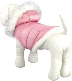 img 1 attached to 👑 NACOCO Teddy Dog Clothes: Winter Cotton-Padded Jacket with Hood, The Perfect Princess Model!