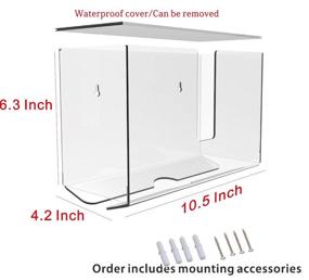 img 3 attached to 🚽 CQ Bathroom Multi Fold Acrylic Dispenser