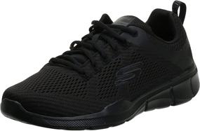 img 4 attached to 👟 Sleek and Versatile: Skechers Equalizer Oxford Charcoal Black Men's Shoes and Fashion Sneakers