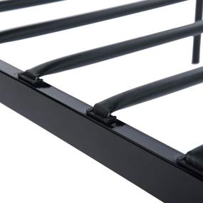 img 1 attached to 🛏️ Twin Size Metal Platform Bed Frame with Headboard and Footboard - No Box Spring Needed, Mattress Foundation Support