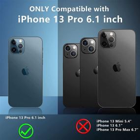 img 3 attached to Red2Fire iPhone 13 Pro Case with Built-in Screen Protector - 360° Full Body Protective 📱 Cover, Heavy Duty Lightweight Slim Shockproof Design, Clear Phone Case for iPhone 13 Pro 6.1 inch (Black)