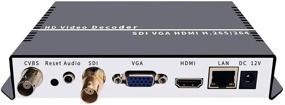 img 4 attached to ISEEVY SDI Декодер с SDI HDMI VGA CVBS Выходом для Демонстрации Рекламы, Декодирования IP-кодера, Декодирования Сетевого Потока - Поддерживает RTMP SRT RTSP RTP UDP HTTP - H.265 H.264