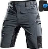 cycorld mountain bike shorts - men's padded mtb baggy cycling shorts with removable padding liner and zip pockets: an elevated biking experience logo