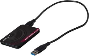 img 3 attached to 💻 PNY High Performance USB 3.0 Card Reader (P-CRHSB3-BX): Fast Data Transfer & Compatibility