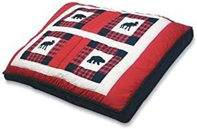 img 4 attached to 🐾 Quilted Pet Bed - Petmate 40 x 30 Cabin Lore