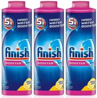 🧼 enhance dishwashing with finish power up rinse aid - booster agent, 14oz (pack of 3) logo