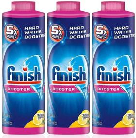 img 4 attached to 🧼 Enhance Dishwashing with Finish Power Up Rinse Aid - Booster Agent, 14oz (Pack of 3)