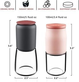 img 3 attached to QDDEWA Grinders Adjustable Coarseness Refillable