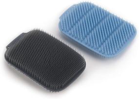 img 4 attached to 🧽 Joseph Joseph CleanTech Reusable Sponge Scrubbers: Hygienic Quick-Dry, 2-Pack, Blue - Shop Now!