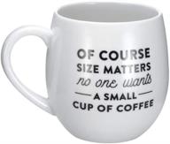 🍵 ninepeak jumbo ceramic mug - size matters, no more tiny cups! 24oz, white logo