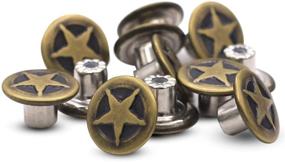 img 3 attached to Pack of 12 Bronze Jeans Button Replacements for Jeans and Jackets - No-Sew Option - 15mm