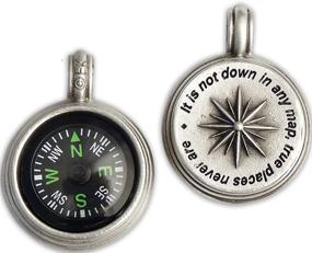 img 2 attached to 🧭 Journeyworks Compass Rose Pendant with Melville Quote - Enhancing SEO