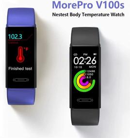 img 1 attached to 📱 MorePro Fitness Tracker: Heart Rate, Blood Pressure, Temperature Monitor – Smart Watch Activity Tracker with Pedometer, Sleep Monitor, and Calories Counter for Men, Women, and Kids