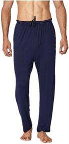 img 4 attached to GUTHERREN Pajama Sleepwear Bottoms Pockets Men's Clothing