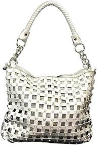 img 3 attached to 👜 Блестящая сумка из замши с кристаллами Rhinestone от Zzfab: гламурные женские сумки и кошельки