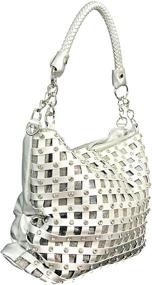 img 2 attached to 👜 Блестящая сумка из замши с кристаллами Rhinestone от Zzfab: гламурные женские сумки и кошельки