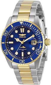 img 3 attached to 🕶️ Invicta Women's Pro Diver Quartz Watch Stainless Steel Gold Two Tone 20 (Model: 30481, 30485)