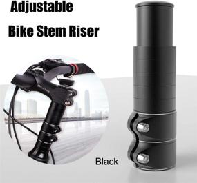 img 3 attached to 🚴 ZUKKA Bicycle Fork Stem Extender, Adjustable Handlebar Stem Riser, Aluminum Alloy Bike Stem Riser, Head Up Adapter 1-1/8 inches for Bike Neck Extension