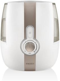 img 4 attached to 🌬️ Ультразвуковой увлажнитель HoMedics Cool Mist с емкостью 1,4 галлона, 65-часовым временем работы, ночным светом, автоматическим отключением, технологией очистки резервуара и БОНУСНЫМ ДЕМИНЕРАЛИЗАЦИОННЫМ КАРТРИДЖЕМ