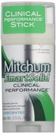 🌬️ ultra-effective mitchum smart solid clinical performance deodorant, unscented - pack of 6 (2.5 ounce each) logo