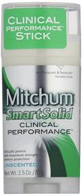 img 2 attached to 🌬️ Ultra-Effective Mitchum Smart Solid Clinical Performance Deodorant, Unscented - Pack of 6 (2.5 Ounce Each)