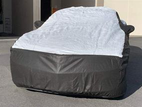 img 1 attached to Tuxcover All-Weather Car Cover for 2010-2021 Chevy Camaro Coupe LS LT: Custom Fit, Multi Tyvek, Ultimate Protection