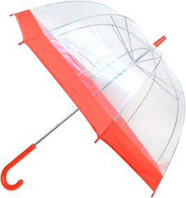 img 4 attached to Boxed Gifts See Thru Bubble Resistant Premium Umbrella Umbrellas in Stick Umbrellas