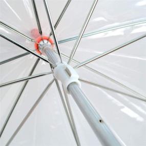 img 1 attached to Boxed Gifts See Thru Bubble Resistant Premium Umbrella Umbrellas in Stick Umbrellas