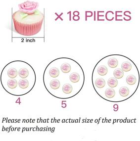 img 2 attached to 🎂 Imillet Cupcake Reusable Birthday Decorations: Create Endless Birthday Magic!