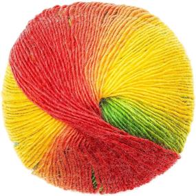 img 2 attached to Vibrant Rainbow Crochet Yarn Set - Soft Acrylic (3 Skeins, 196 Yards each)