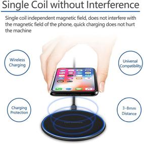 img 3 attached to ⚡️ 15W Fast Wireless Charging Board for Samsung Galaxy S9/S10/S10+/S20/S20+/Note8/9 & iPhoneX/XS/XR/8/8plus (No AC Adapter)