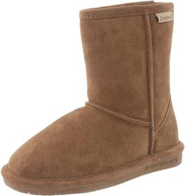 img 4 attached to 👢 Стильные и удобные сапоги для малышей BEARPAW Emma вишневого цвета: идеально подходят для модных мальчиков