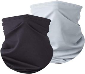 img 4 attached to Gaiter Reusable Breathable Bandana Black2