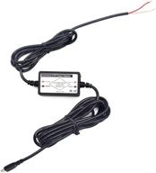 🔌 кабель dc 12v на 5v micro usb: набор для подключения камер в салоне dash cam charger usb hardwire kit, прямой угол автомобильного напрямую проведенного шнура для зарядки камер салона gps-навигатора планшетного dvr-рекордера - принимает ввод от dc 12-24в логотип