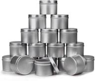 🕯️ dingpai candle tin: 18-piece set of 4 oz candle containers for diy candle making logo