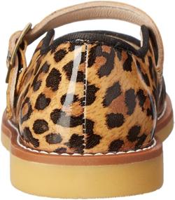 img 2 attached to Elephantito Mary Jane Buckle K Leopard Girls' Shoes