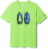 👕 columbia kids & baby little trek tee: comfortable short sleeve shirt for active adventures logo