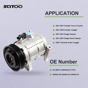 img 3 attached to SCITOO Compressor 2001 2007 Chrysler Country