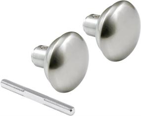 img 2 attached to 🚪 Shop the Elegant Defender Security E 2498 Vintage Style Door Knobs with Satin Nickel Finish - 2-1/4 in. Outside Diameter