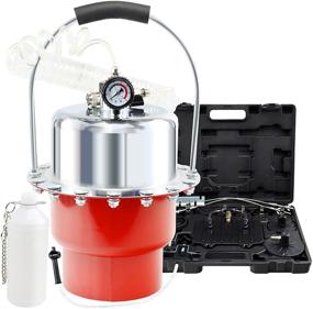 img 4 attached to 🔧 Efficient Brake Bleeder Kit: JoyFans Portable Air Pressure Pneumatic Brake Bleed System with Bleeder Machine, Collection Bottle, and Adapters