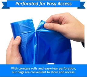 img 1 attached to 🔵 Reli. SuperValue 65 Gallon Blue Recycling Bags - 50 Count Heavy Duty Trash Bags for 64-65 Gallon Toter Trash Cans - Large Can Liners for Recycling