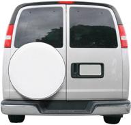 🚐 rv spare tire cover - classic accessories over drive custom fit, fits wheels 28" - 29" diameter, in white logo