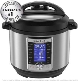 img 3 attached to Мультиварка Instant Pot Ultra объемом 8 квартов 10-в-1 программируемая многофункциональная давлечатая кастрюля, медленноварка, рисоварка, йогуртница, кондитерская, кастрюля для яиц, обжаривание и многое другое из нержавеющей стали/черного цвета.